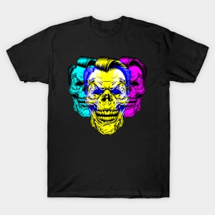 Tri-Portrait Skull - DS6 T-Shirt